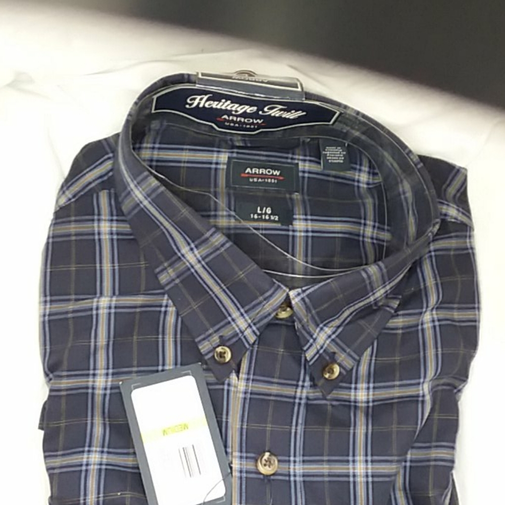 Arrow mens button down shirt